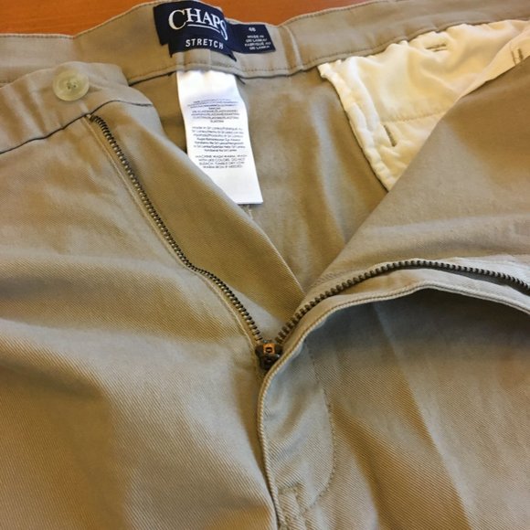 Chaps Big&Tall Stretch Flat Front shorts - Picture 4 of 8